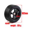 4pcs 100mm Pre-Mounted Wheels Tires 2.9 5-Spoke 17mm Hex 42 Wide for Arrma Felony Infraction 6S BLX Typhon 3S 6S MEGA550 Limitless Roller Upgrade Parts view 3