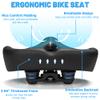 CDYWD Oversized Bike Seat for Men & Women Comfort, Extra Wide Bicycle Seat Cushion, Comfortable Soft Padded, Large Replacement Saddle for Peloton, Stationary Exercise Bike, Cruiser, City Bike, Ebike view 4