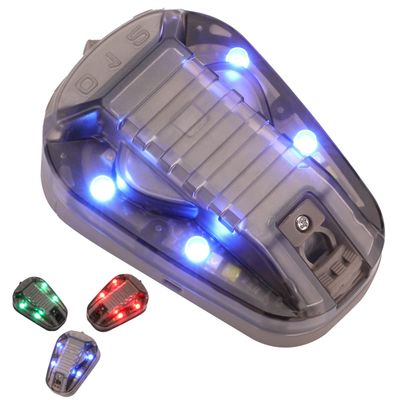 Phoking Tactical Marker Helmet Light Survival Signal Light Military Identification Light IR and Visible LED Helmet Strobe Military IFF Helmet Light for Outdoor Sports