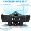 CDYWD Oversized Bike Seat for Men & Women Comfort, Extra Wide Bicycle Seat Cushion, Comfortable Soft Padded, Large Replacement Saddle for Peloton, Stationary Exercise Bike, Cruiser, City Bike, Ebike view 4
