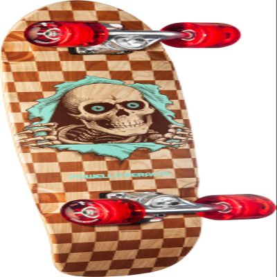 Powell Peralta Sidewalk Surfer Complete Skateboards (Natural Checker, 8.37")