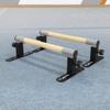 METIS Parallettes Bar - 2x Bars/Wide Neutral Grip Handles view 1