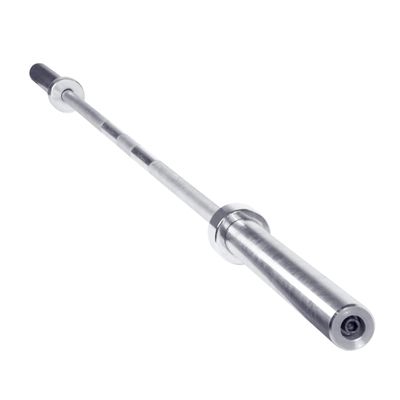 CAP Barbell 7-Foot Olympic Barbell, 44 lb Chrome Bar with 28mm Grip | 2-Inch Olympic Weightlifting Bar for Squats, Deadlifts, Bench Press, Rows, and Curls