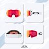 Oakley Fall Line M OO7103 Matte White/Prizm Snow Torch Iridium Ski Goggles For Men For Women + Bundle Accessory Leash Kit, Microfiber Pouch view 2
