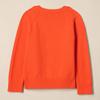 Amazon Essentials Girls' Pullover Crewneck Sweater, Tomato Red, Medium view 2