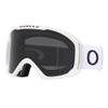 Oakley O-Frame 2.0 Pro S OO7126 Matte White/Dark Grey Ski Goggles For Men For Women+ Bundle Accessory Leash Kit, Microfiber Pouch view 1