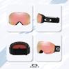 Oakley Flight Deck M OO7064 Black/Rose Gold Ski Goggles For Men For Women + Spare Prizm Clear Lens + Bundle Accessory Leash Kit, Microfiber Pouch view 3
