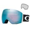 Oakley Flight Deck L OO7050 Black/Sapphire Ski Goggles For Men For Women Spare Prizm Clear Lens+ Bundle Accessory Leash Kit, Microfiber Pouch view 1