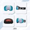 Oakley Flight Deck L OO7050 Black/Sapphire Ski Goggles For Men For Women Spare Prizm Clear Lens+ Bundle Accessory Leash Kit, Microfiber Pouch view 3