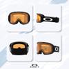 Oakley O-Frame 2.0 Pro S Matte Black/Persimmon OO7126 Ski Goggles For Men For Women + Bundle Accessory Leash Kit, Microfiber Pouch view 2