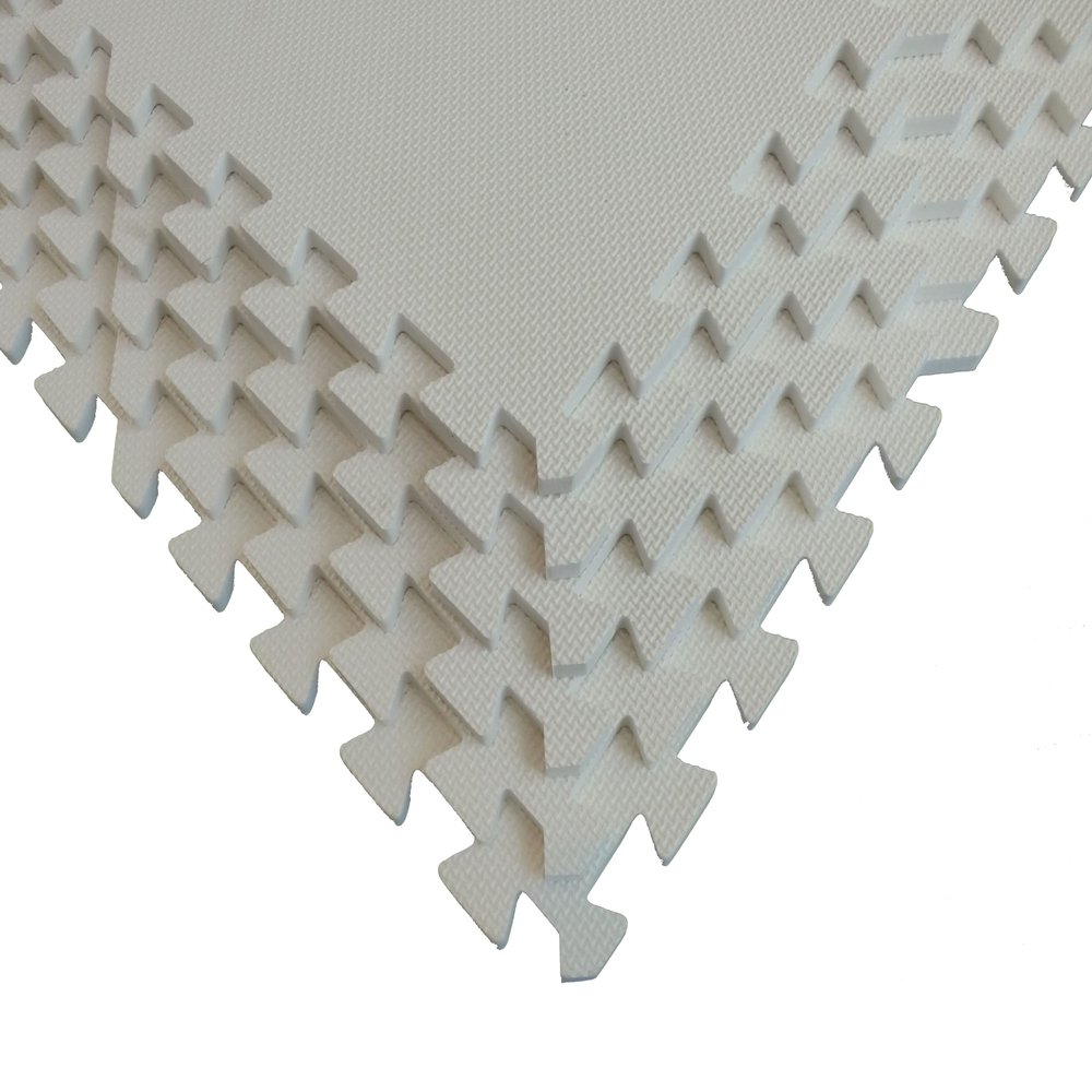 Get Rung Interlocking Foam Floor Tiles From Square Brands for MMA | Gym Flooring for Home | Puzzle Mat | Exercise Mat | Play Tiles | 3/8"
