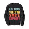 Eat Sleep Smite Repeat Sweatshirt view 1