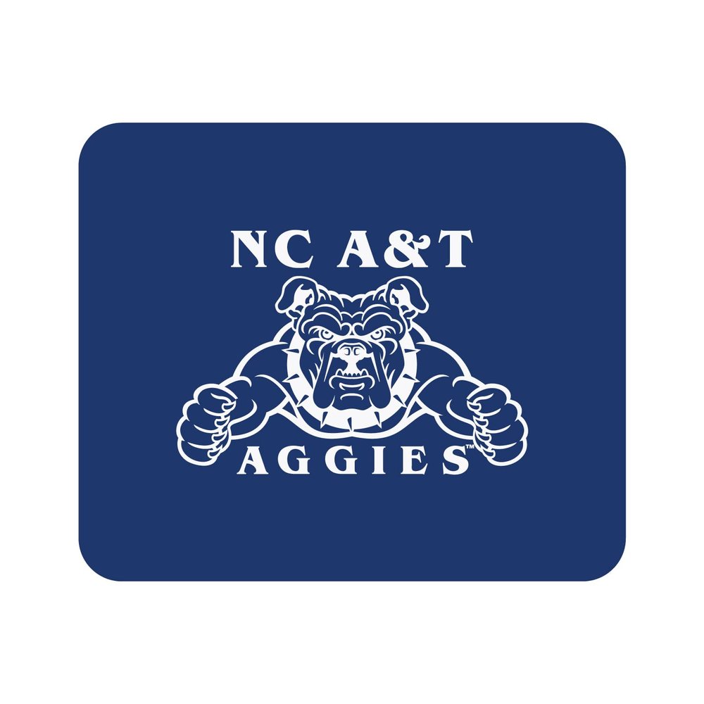 OTM Essentials North Carolina A&T State University Standard Fabric Mouse Pad, Desk Accessories, Standard Fabric Gaming Mouse Pad, Classic