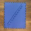 Square Brands Interlocking Gym Floor Tiles - Puzzle Foam Mats for Home Gym | MMA & Exercise | 3/8 view 4