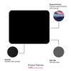 Mouse Pad, Fabric, Western Illinois University Standard/Fan Pack 2 view 3