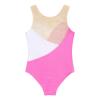 Linjinx Gymnastics Leotards for Girls One-piece Sparkle Diamonds Metallic Ballet Dancing Athletic Bodysuit Jumpsuit Pink 12 Years view 4