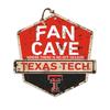 KH Sports Fan Texas Tech Red Raiders Fan Cave Badge Sign, 20x20 Inches, Red Raiders Decor for Dorm Room, Bedroom, Fan Cave, Living Room; Display Your Team Spirit with This Unique Texas Tech Red Raiders Wall Art view 1