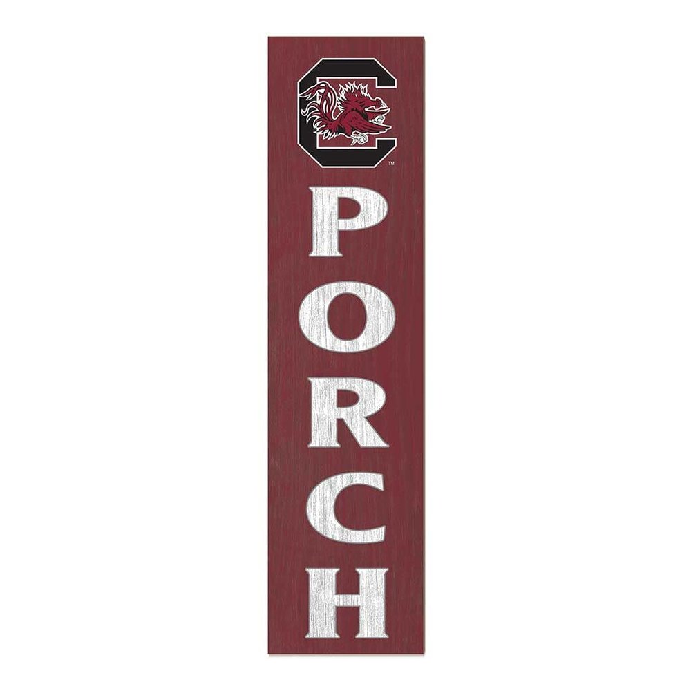12x48 Leaning Sign Porch South Carolina Gamecocks