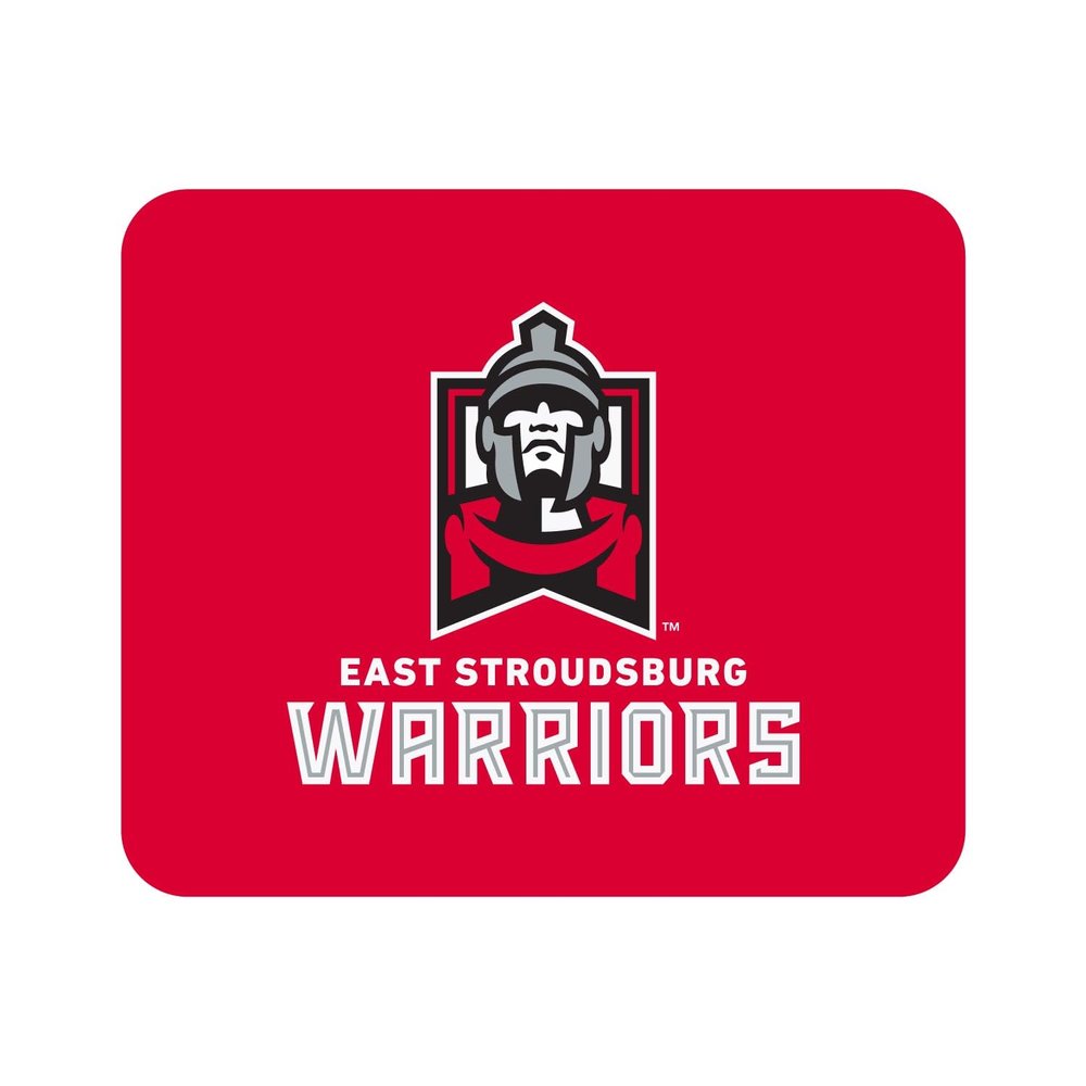 Mouse Pad, Fabric, East Stroudsburg University of Pennsylvania Standard/Classic Red