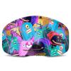 BLACKSTRAP Goggle Cover, Easy On, Easy Off Goggle Lens Protection, One Size Fits Most Goggles, 100% Upcycled Fabric, Monster Disco view 1