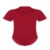 ACSUSS Men's Short Sleeve Undershirt Press Button Crotch Tank Bodysuit High Cut Leotard Tops Red Large view 1