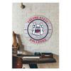 KH Sports Fan Fresno State Bulldogs Weathered Circle Sign, 20x20 Inches, Bulldogs Decor for Dorm Room, Bedroom, Fan Cave, Living Room; Display Your Team Spirit with This Unique Fresno State Bulldogs Wall Art view 2