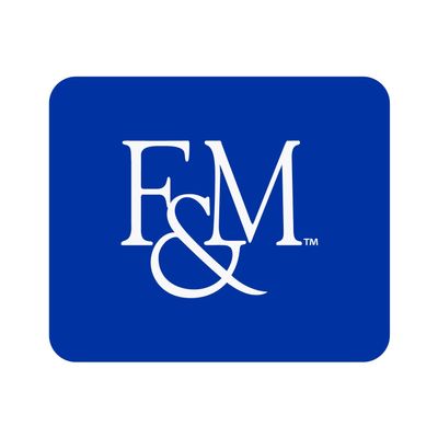 Mouse Pad, Fabric, Franklin & Marshall College Standard/Classic Blue