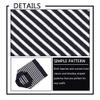 JANGANNSA Knitted Baby Hat Scarf Set Winter Warm Boys Girls Beanie Fleece Lining Toddler Kids Hats with Pompom(Striped Navy(Hat+Scarf),S) view 4