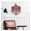 KH Sports Fan Mississippi State Bulldogs Fan Cave Badge Sign, 20x20 Inches, Bulldogs Decor for Dorm Room, Bedroom, Fan Cave, Living Room; Display Your Team Spirit with This Unique Mississippi State Bulldogs Wall Art view 2