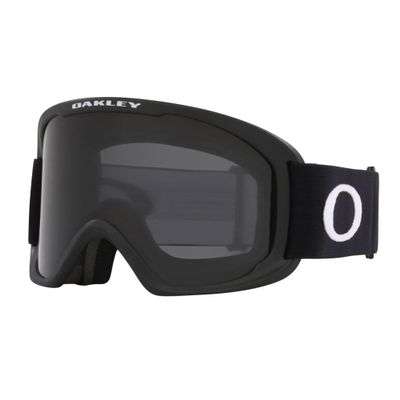Oakley O-Frame 2.0 Pro S OO7126 Matte Black/Dark Grey Ski Goggles For Men For Women+ Bundle Accessory Leash Kit, Microfiber Pouch