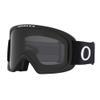 Oakley O-Frame 2.0 Pro S OO7126 Matte Black/Dark Grey Ski Goggles For Men For Women+ Bundle Accessory Leash Kit, Microfiber Pouch view 1