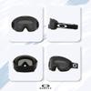 Oakley O-Frame 2.0 Pro S OO7126 Matte Black/Dark Grey Ski Goggles For Men For Women+ Bundle Accessory Leash Kit, Microfiber Pouch view 2