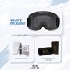 Oakley O-Frame 2.0 Pro S OO7126 Matte Black/Dark Grey Ski Goggles For Men For Women+ Bundle Accessory Leash Kit, Microfiber Pouch view 3