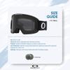 Oakley O-Frame 2.0 Pro S OO7126 Matte Black/Dark Grey Ski Goggles For Men For Women+ Bundle Accessory Leash Kit, Microfiber Pouch view 4