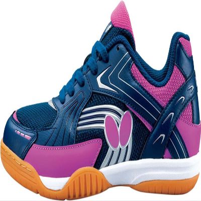 Butterfly Men's Lezoline Reiss Shoes - Beginner and Intermediate Competition Table Tennis Shoe, Cushion Enhances Comfort, Gripping, Durability Navy