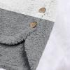 NOKMOPO Winter Coats For Women Fashion Casual Plus Size Button Down Jacket Hooded Panel Loose Cardigan Cozy Wool Warm Coat Winter Long Puffer Jacket(I-Orange,X-Large) view 4