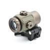 G43 3X Micro Magnifying Glass, 3X Magnifier, with Switch to Side Quick Detachable QD Mount, for Hunting (Sand) view 2