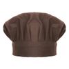 TopTie Chef Hat for Kid & Adult, Cotton Elastic Adjustable Kitchen Cooking Baking Hat-Coffee-M view 1