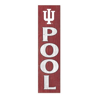 KH Sports 12x48 Leaning Sign Pool Indiana Hoosiers
