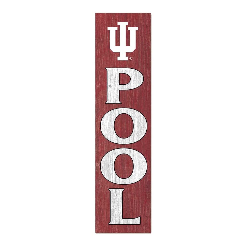 KH Sports 12x48 Leaning Sign Pool Indiana Hoosiers