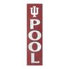 KH Sports 12x48 Leaning Sign Pool Indiana Hoosiers view 1