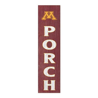 12x48 Leaning Sign Porch Minnesota Golden Gophers