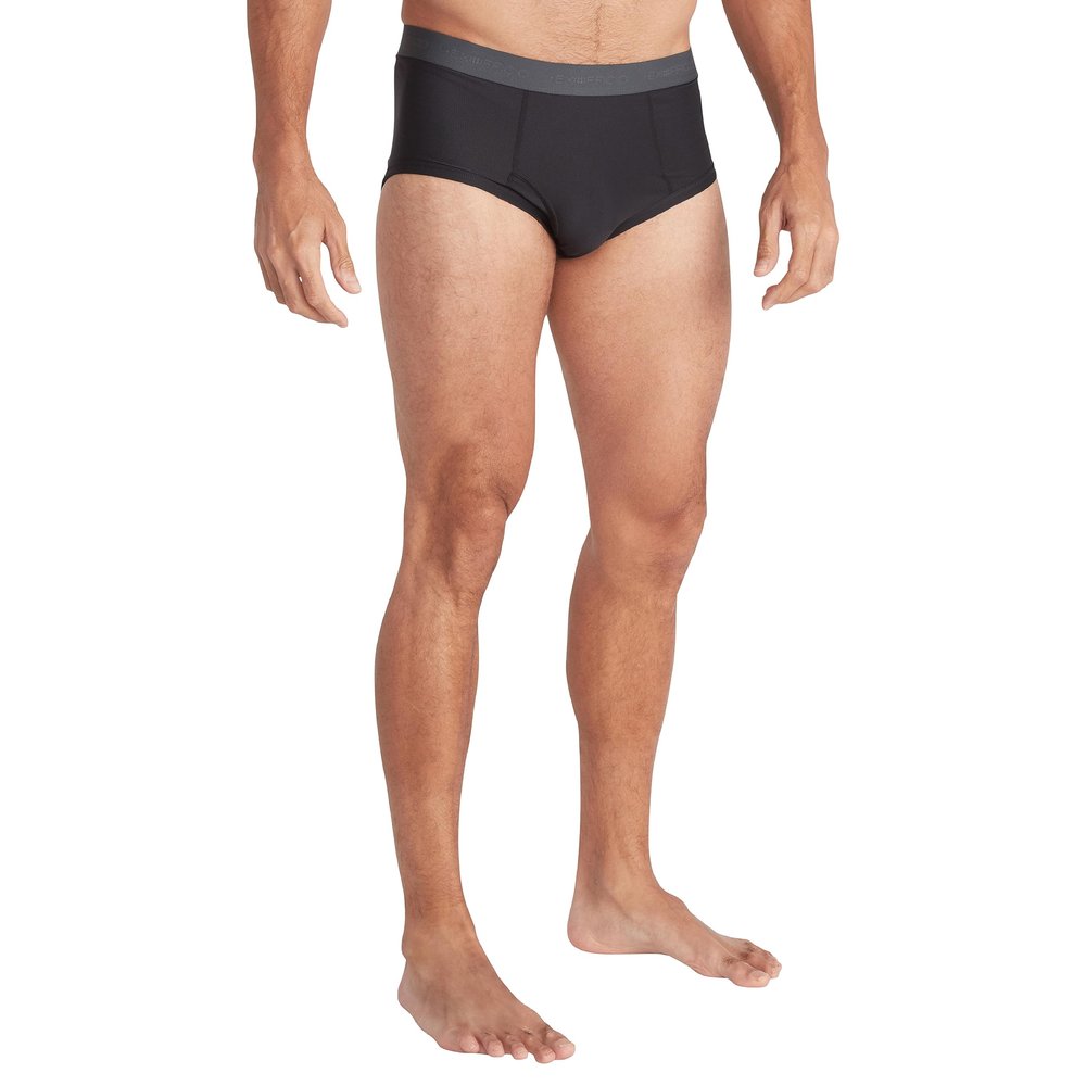 ExOfficio Men's Give-N-Go 2.0 Brief, Black, Large