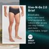 ExOfficio Men's Give-N-Go 2.0 Brief, Black, Large view 2