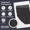ExOfficio Men's Give-N-Go 2.0 Brief, Black, Large view 3