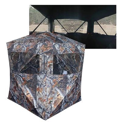 THUNDERBAY SPUR Collector 2 Person Hunting Blind, Portable Ground Blind with Silent Sliding Window, Portable Durable Hunting Tent for Deer & Turkey Hunting