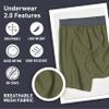 ExOfficio Men's Give-N-Go 2.0 Boxer Brief - Cool and Comfortable Underwear, Nori, Medium view 3