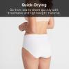 ExOfficio Womens Give-N-Go 2.0 Full Cut Brief - Travel Underwear, Breathable, Durable, Easy to Clean, White, Large view 4