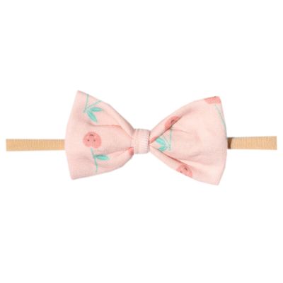 Copper Pearl Bowtie Baby Bow Cheery