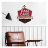 KH Sports Fan Alabama Crimson Tide Fan Cave Badge Sign, 20x20 Inches, Crimson Tide Decor for Dorm Room, Bedroom, Fan Cave, Living Room; Display Your Team Spirit with This Unique Alabama Crimson Tide Wall Art view 2